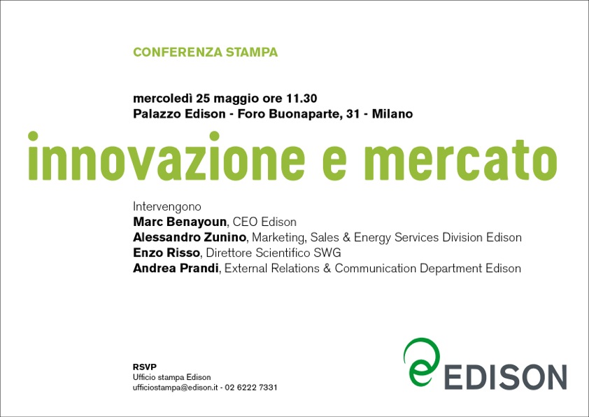 Innovazione e mercato Innovazione e mercato
